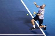 Adrian Mannarino has an unorthodox playing style